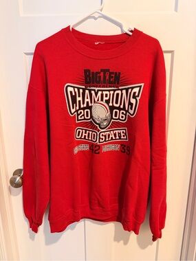 Ohio State Champions Red Crewneck Sweatshirt